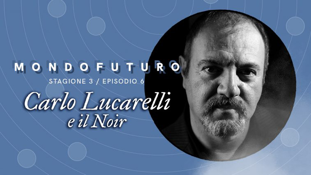 Giovedì 15 aprile alle 14 sarà lo scrittore, autore e conduttore televisivo e sceneggiatore di serie tv Carlo Lucarelli l'ospite di MONDOFUTURO